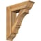 Ekena Millwork Balboa Traditional Rough Sawn Bracket w/ Offset Brace, Western Red Cedar, 8"W x 28"D x 32"H BKT0806X28X32BOA01RWR - alternate 1